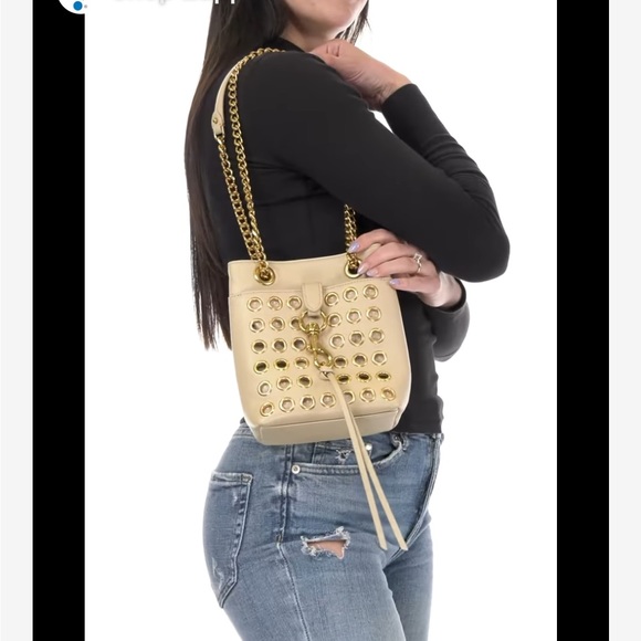 NWT Rebecca Minkoff Edie Mini Bucket Bag with Eyelets - Picture 14 of 15